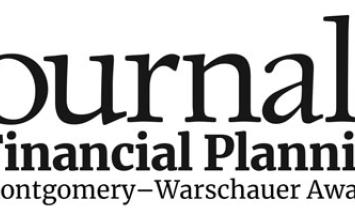 Journal of Financial Planning Montgomery–Warschauer Award