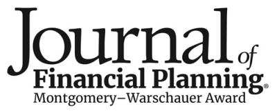 Journal of Financial Planning Montgomery–Warschauer Award
