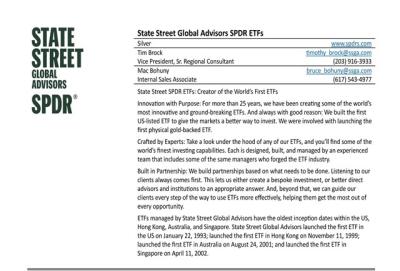 SRD Tiles State Street Global Advisors SPDR ETFs